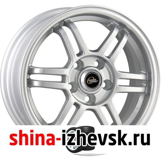 Колесный диск CrossStreet CR10 6xR15 5×105 ET39 DIA56.6 серебристый в Ижевске